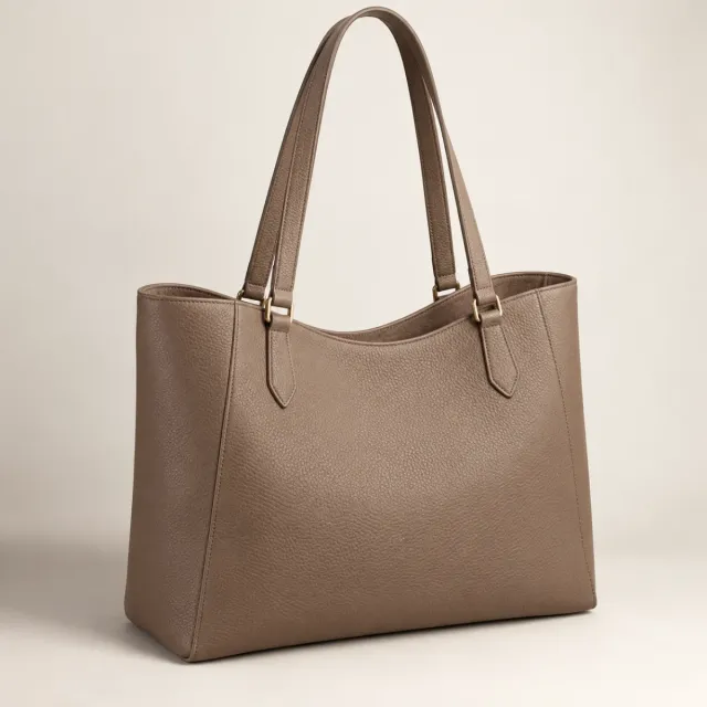 Arc Leather Work Tote